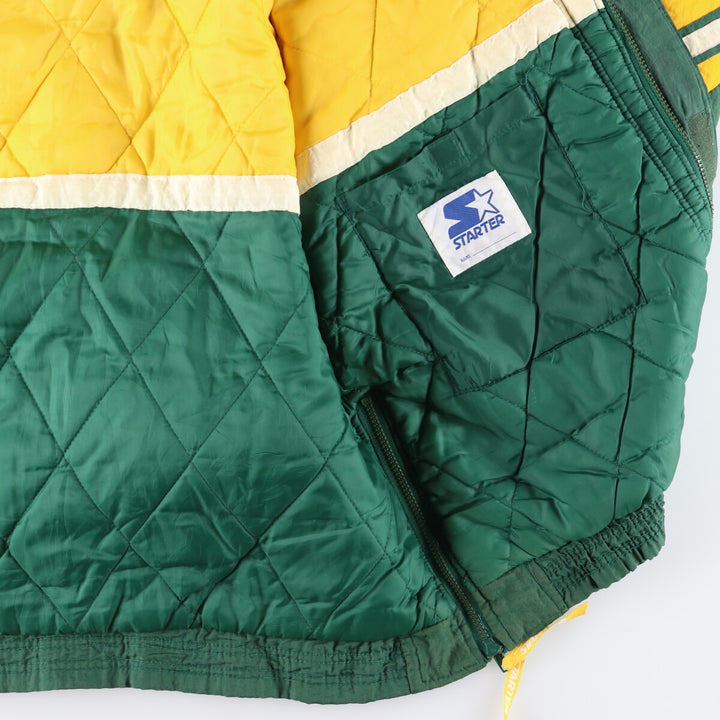 90'S Starter NFL GREEN BAY PACKERS Green Bay Packers padded hoodie puffer jacket men's size L /eaa447792