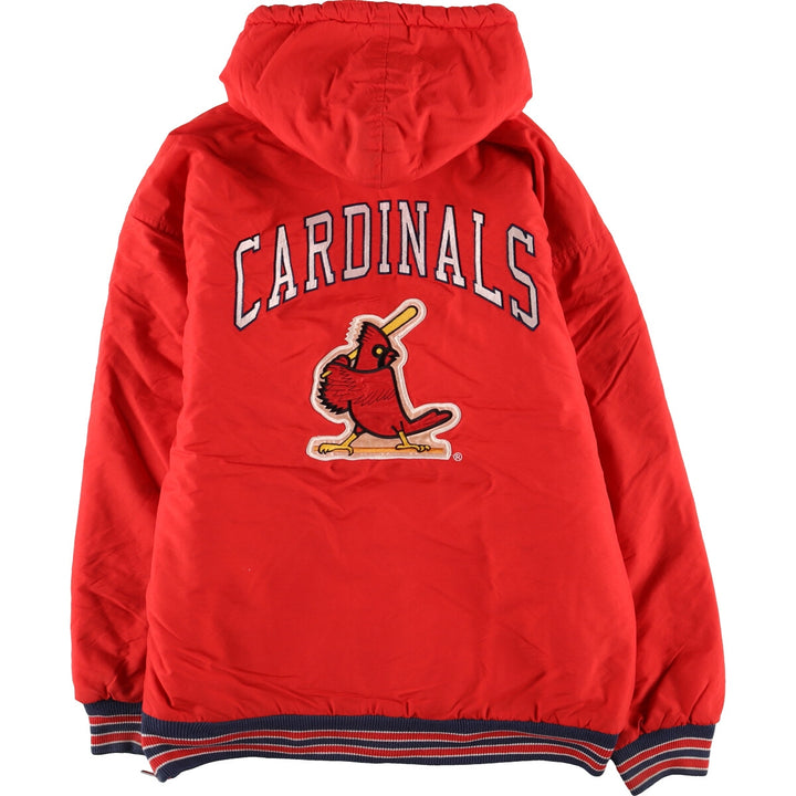 90'S Starter MLB St. Louis Cardinals padded hoodie puffer jacket men's size M vintage /eaa447798