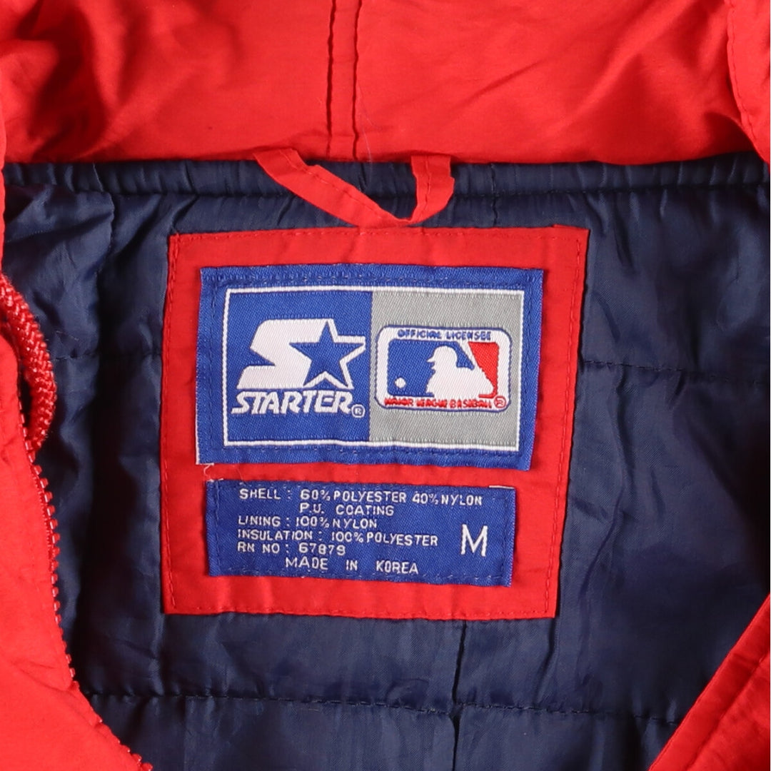 90'S Starter MLB St. Louis Cardinals padded hoodie puffer jacket men's size M vintage /eaa447798