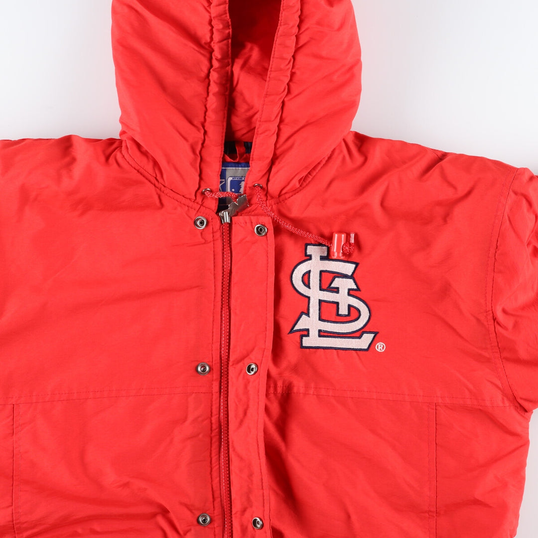 90'S Starter MLB St. Louis Cardinals padded hoodie puffer jacket men's size M vintage /eaa447798