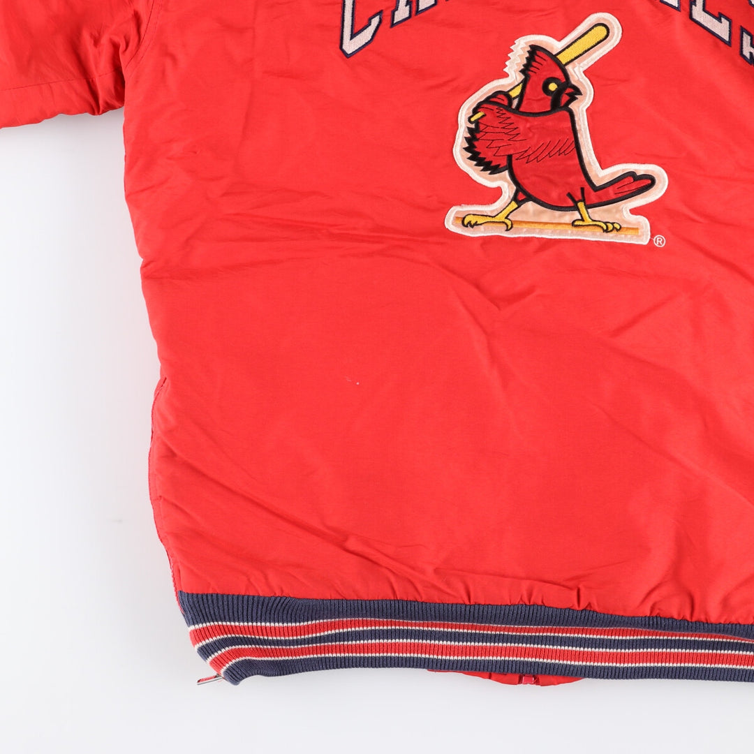 90'S Starter MLB St. Louis Cardinals padded hoodie puffer jacket men's size M vintage /eaa447798