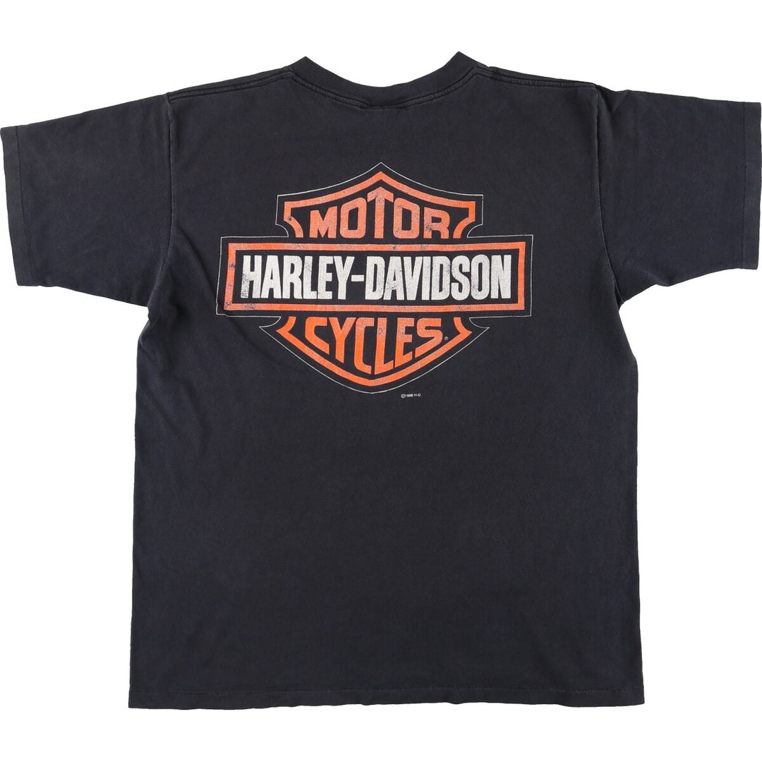 90'S Harley-Davidson Motorcycle Bike T-shirt Made in USA Men's L Vintage /eaa447830