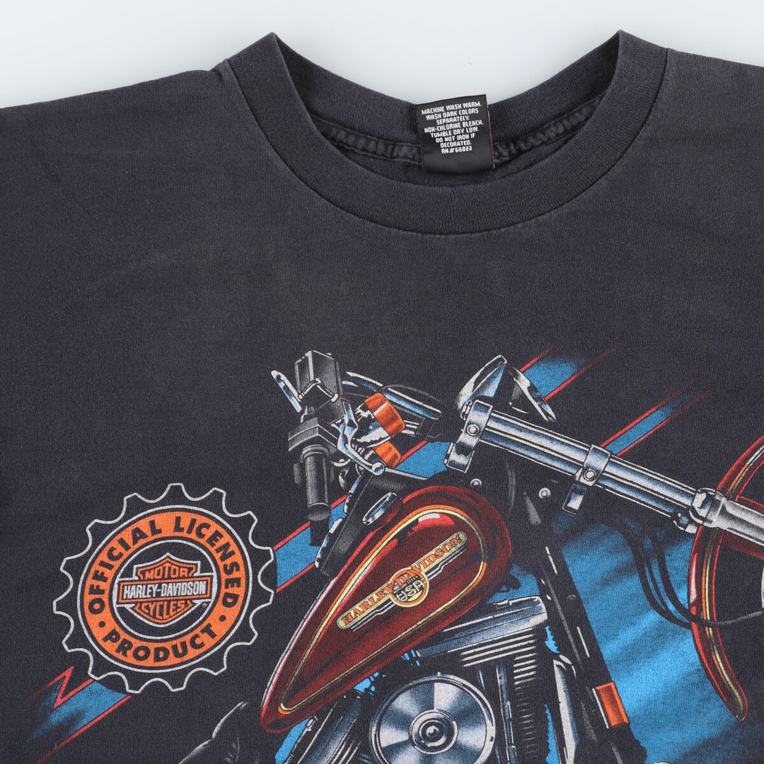 90'S Harley-Davidson Motorcycle Bike T-shirt Made in USA Men's L Vintage /eaa447830