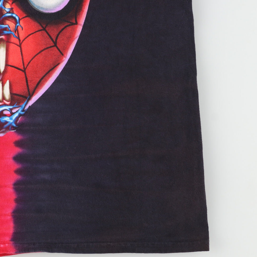 SPIDER MAN Spiderman Tie-dye Pattern Character Print T-shirt Men's M /eaa447834