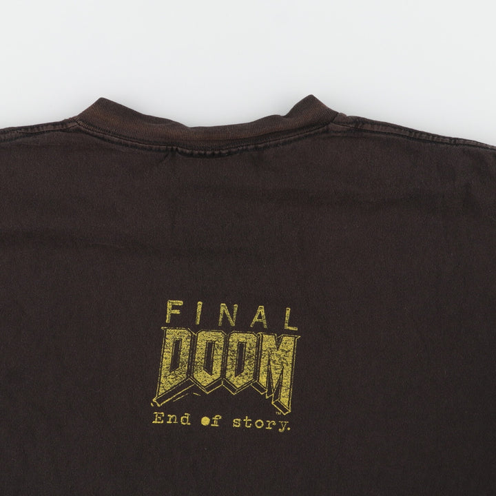 Lee Final DOOM End of Story Character Print T-Shirt Made in USA Men's XL /eaa447845