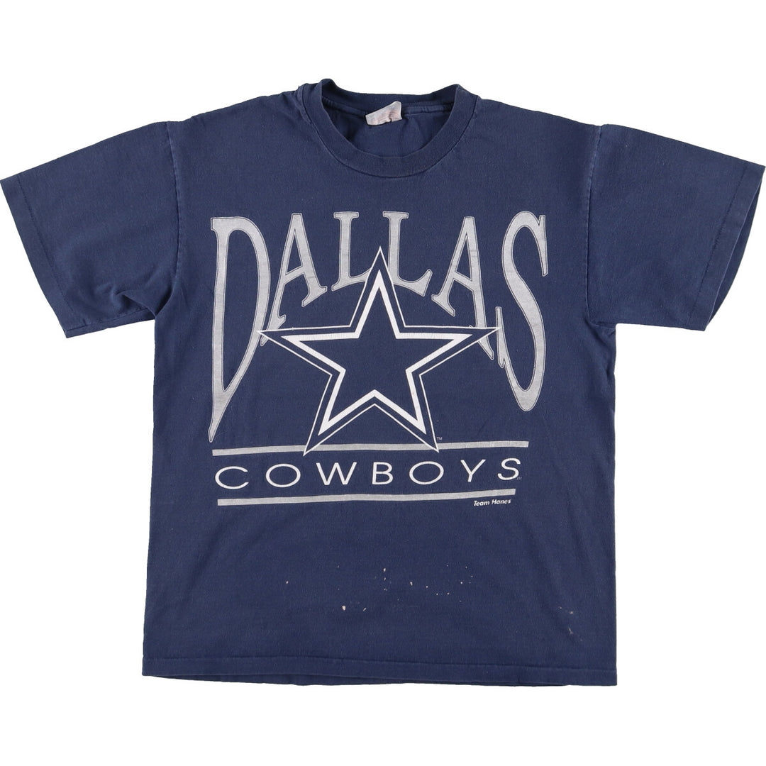 90'S Hanes NFL Dallas Cowboys Sports Print T-Shirt Made in USA Men's M Vintage /eaa447855