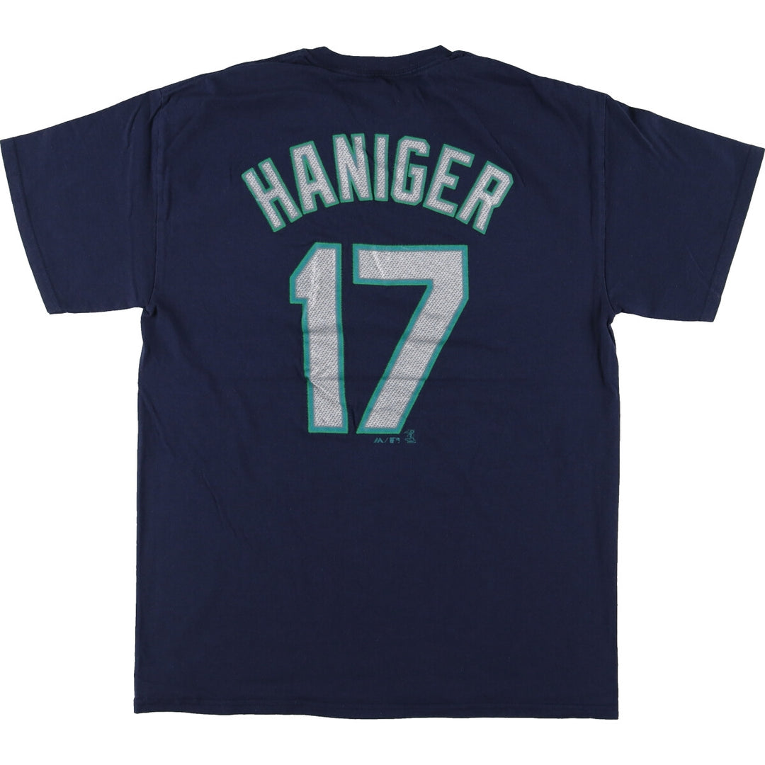 MAJESTIC MLB SEATTLE MARINERS Seattle Mariners Sports Print T-Shirt Men's M /eaa447865