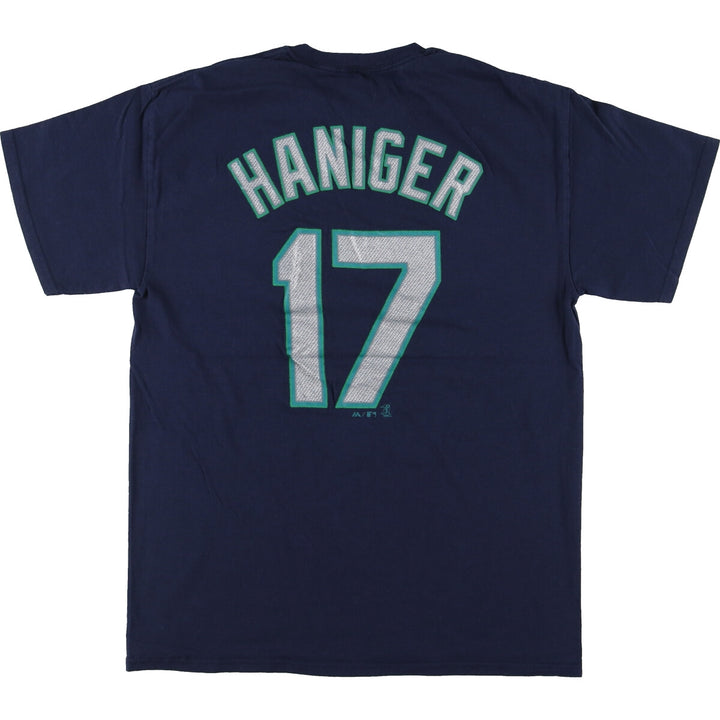 MAJESTIC MLB SEATTLE MARINERS Seattle Mariners Sports Print T-Shirt Men's M /eaa447865