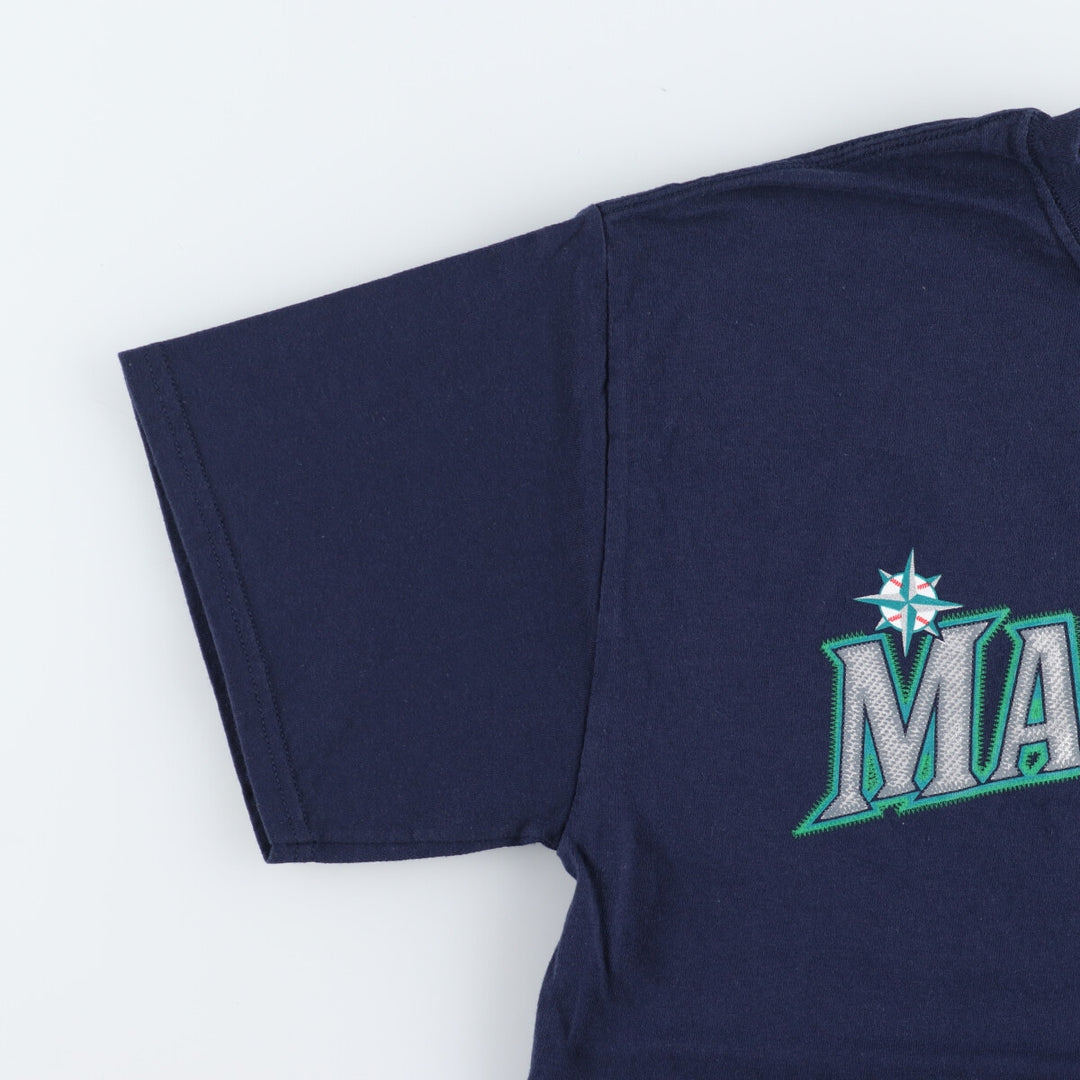 MAJESTIC MLB SEATTLE MARINERS Seattle Mariners Sports Print T-Shirt Men's M /eaa447865