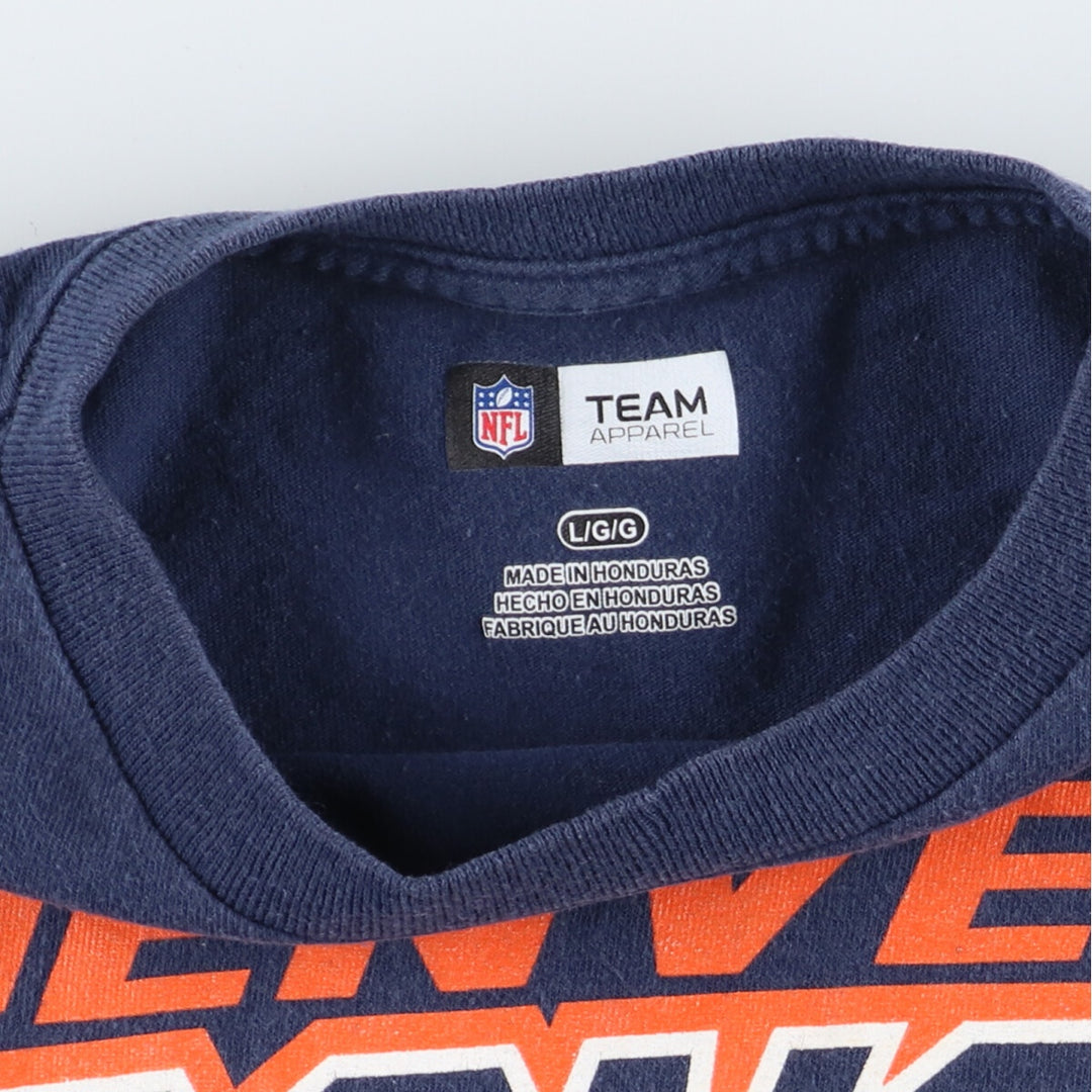 TEAM APPAREL NFL DENVER BRONCOS Denver Broncos Sports Print T-Shirt Men's L /eaa447874