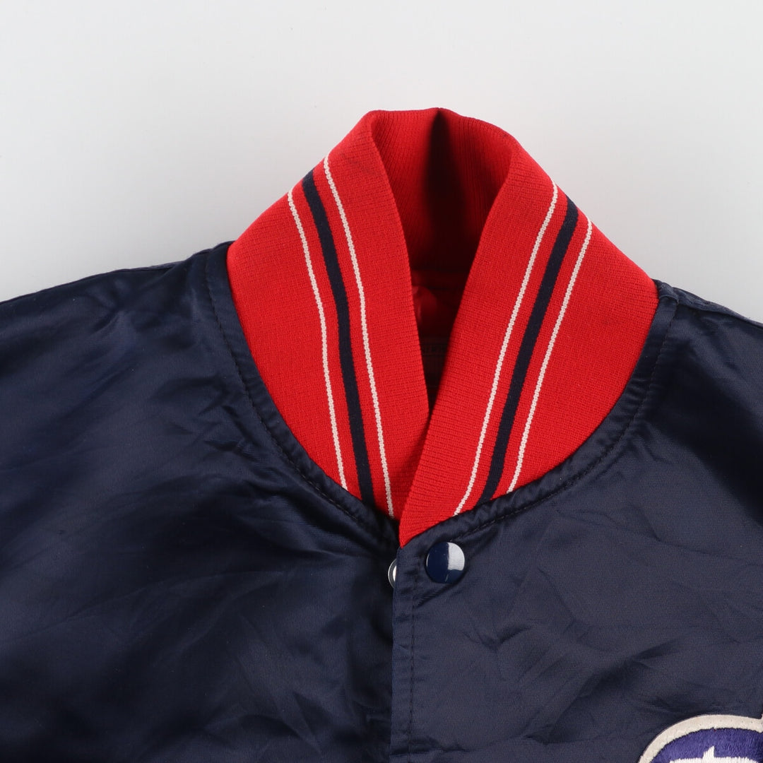 80s-90'S Starter MLB Cleveland Indians Nylon Stadium Jacket Award Jacket Made in USA Men's L size /eaa447890