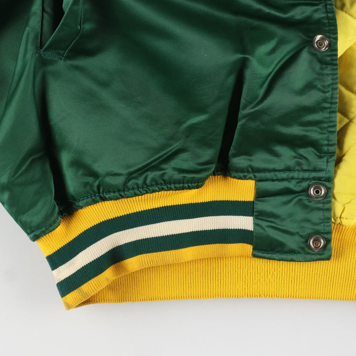 80'S Starter NFL Green Bay Packers Nylon Stadium Jacket Award Jacket Made in USA Men's XL /eaa447893