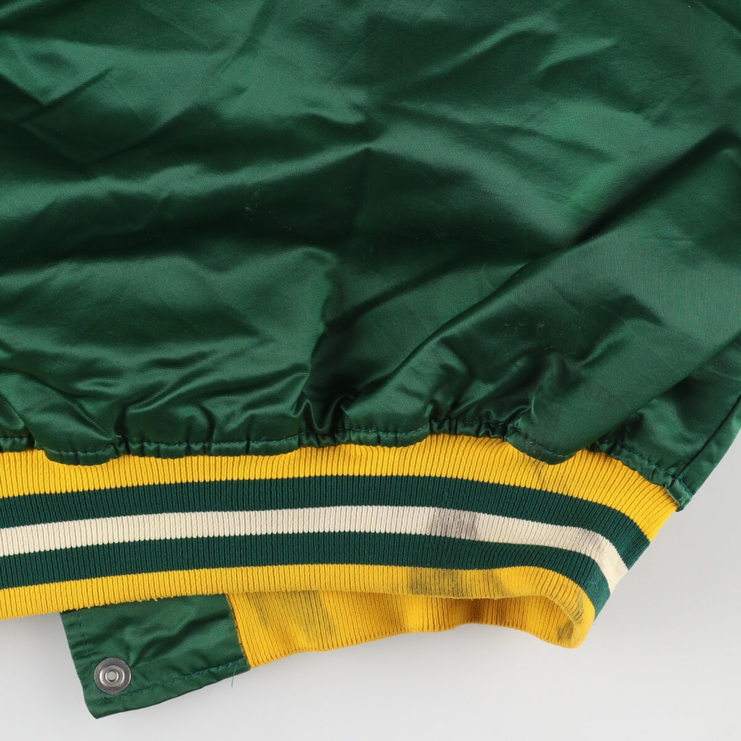 80'S Starter NFL Green Bay Packers Nylon Stadium Jacket Award Jacket Made in USA Men's XL /eaa447893