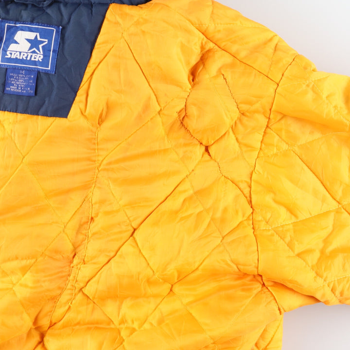 90'S Starter MICHIGAN University of Michigan padded anorak parka puffer jacket men's size M vintage /eaa447896