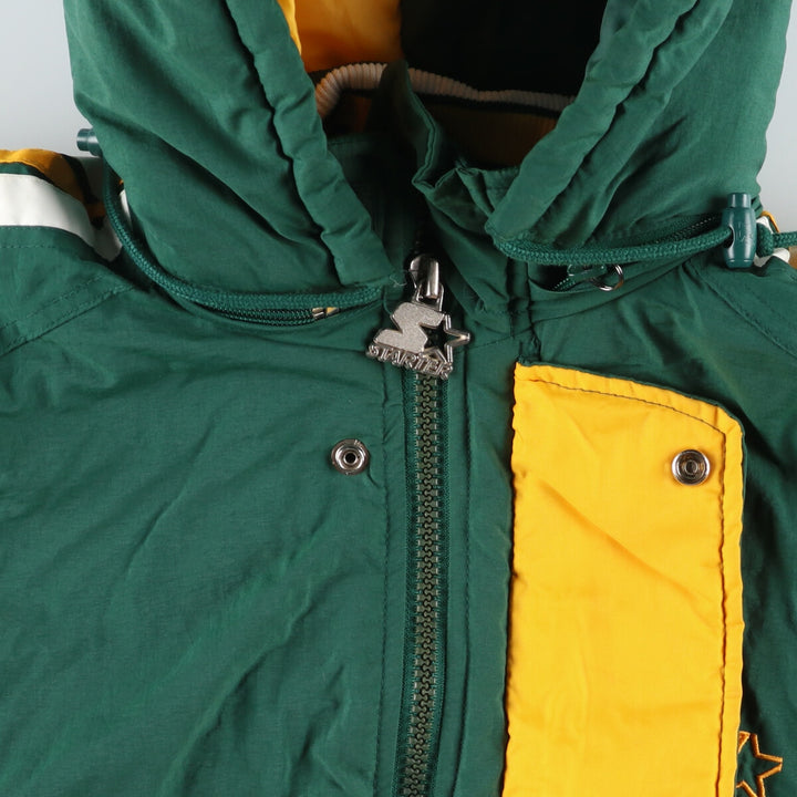 90'S Starter NFL Green Bay Packers padded hoodie puffer jacket men's XL equivalent vintage /eaa447958