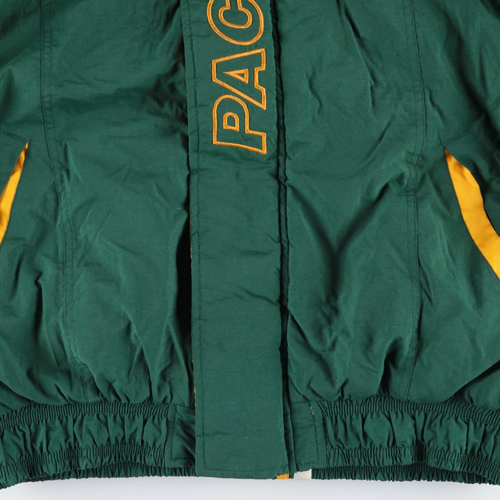 90'S Starter NFL Green Bay Packers padded hoodie puffer jacket men's XL equivalent vintage /eaa447958