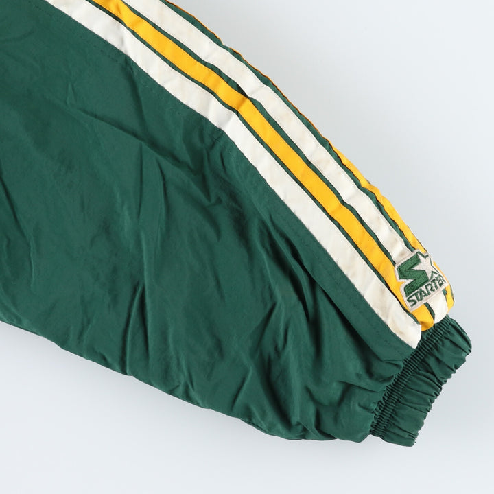 90'S Starter NFL Green Bay Packers padded hoodie puffer jacket men's XL equivalent vintage /eaa447958