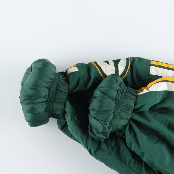 90'S Starter NFL Green Bay Packers padded hoodie puffer jacket men's XL equivalent vintage /eaa447958