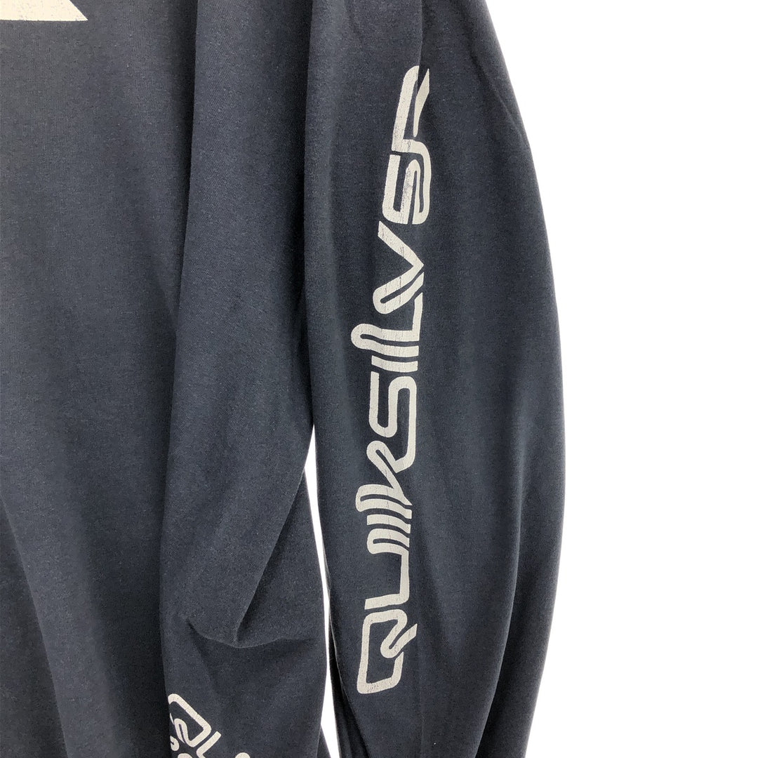QUICKSILVER Long T-shirt, Men's XL unknown navy blue type Vintage Second Hand