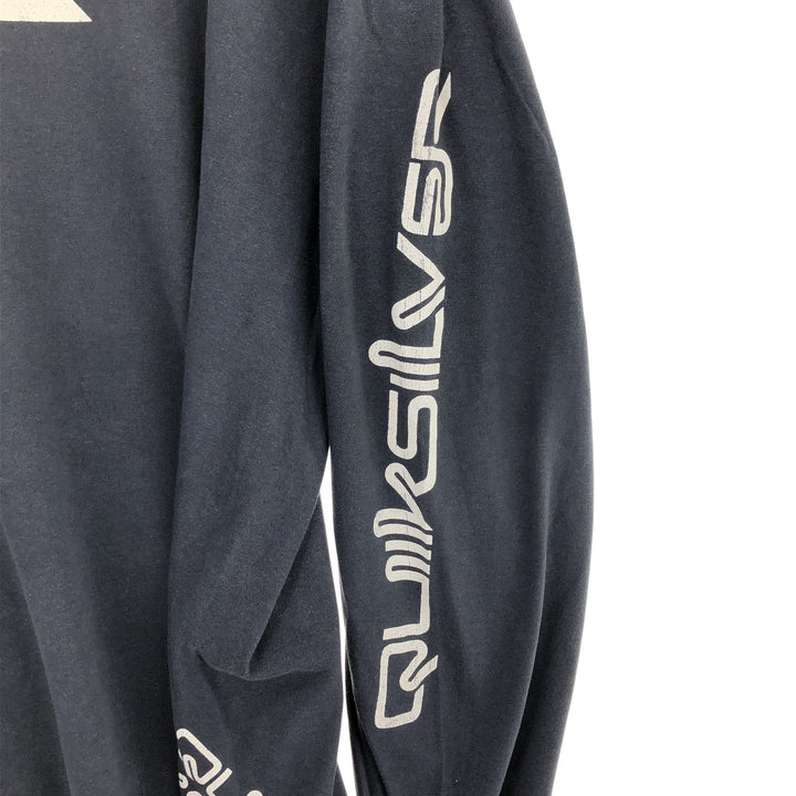 QUICKSILVER Long T-shirt, Men's XL unknown navy blue type Vintage Second Hand