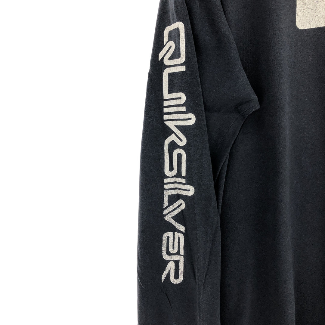 QUICKSILVER Long T-shirt, Men's XL unknown navy blue type Vintage Second Hand