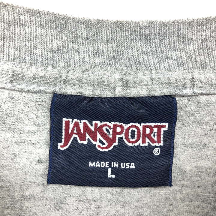 90'S Jansport College Long Sleeve T-Shirt, Made in USA, Men's L, Vintage /eaa448016