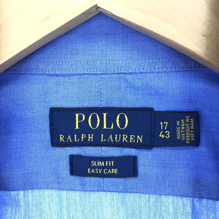 Ralph Lauren POLO RALPH LAUREN SLIM FIT long sleeve cotton shirt, men's L /eaa448042