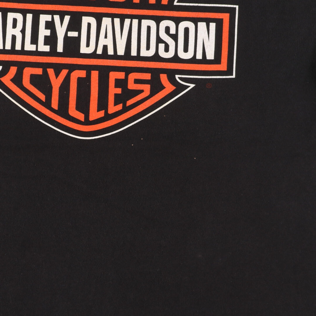 00'S Harley-Davidson Motorcycle Bike T-shirt Made in USA Men's L /eaa448058