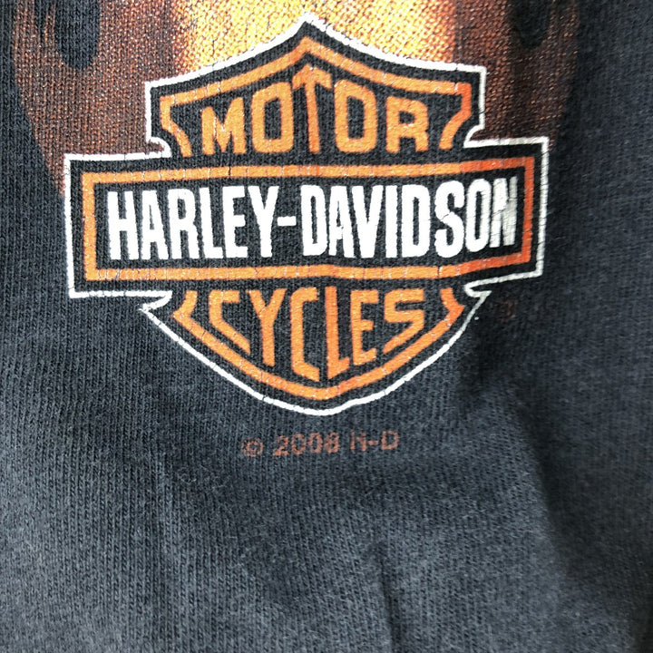 00'S Harley-Davidson Back Print Long Sleeve T-Shirt Made in USA Men's XL /eaa448077