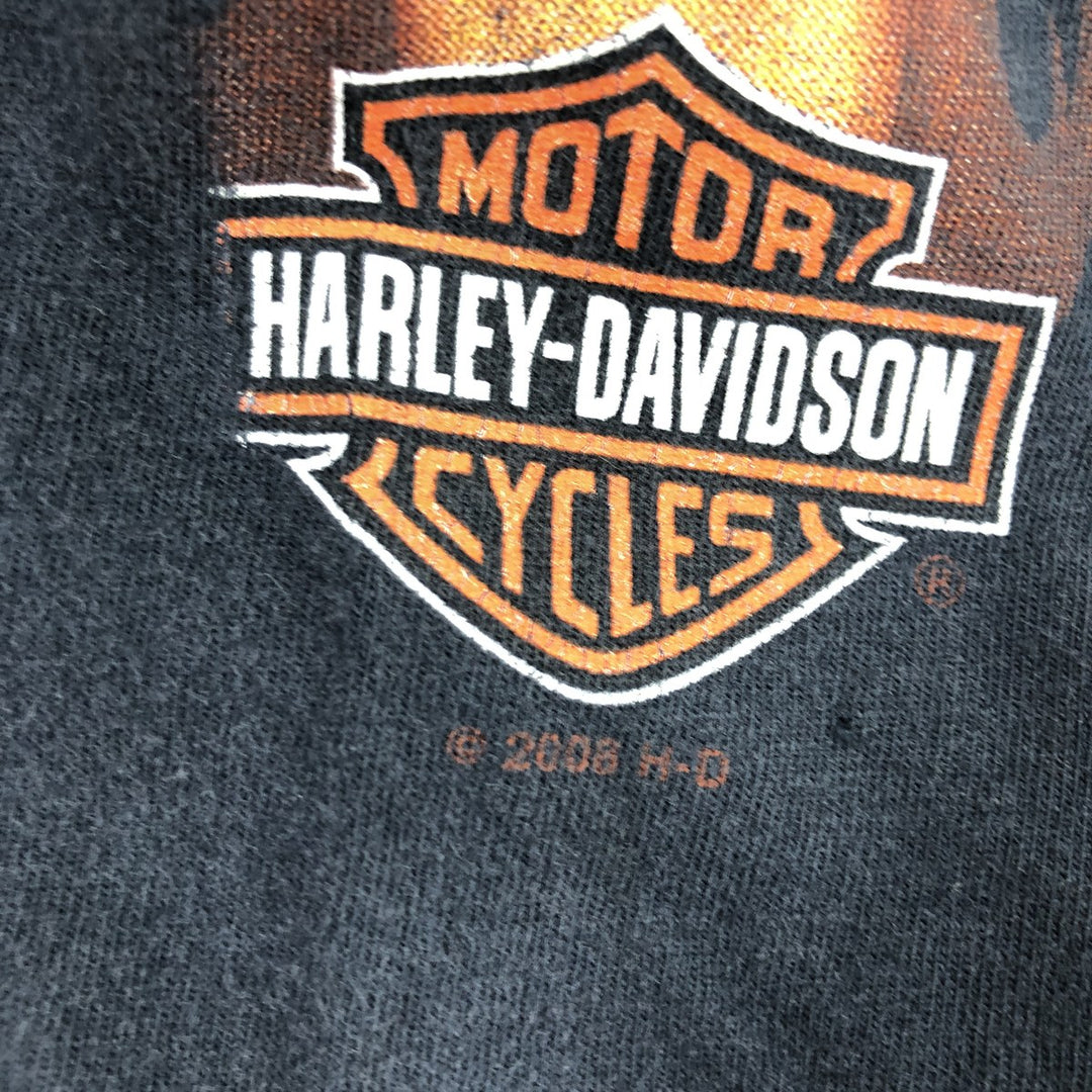 00'S Harley-Davidson Back Print Long Sleeve T-Shirt Made in USA Men's XL /eaa448077