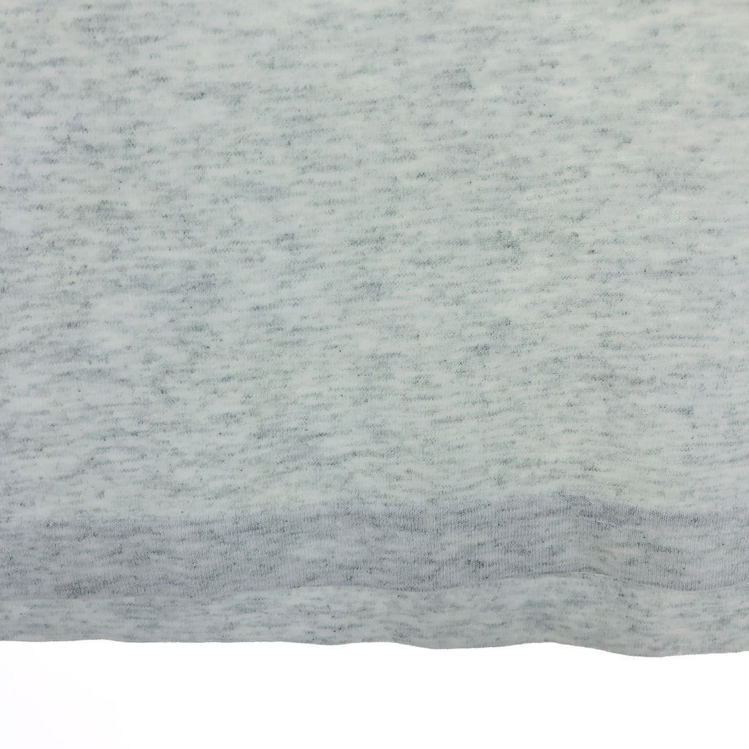 00'S Fruit of the Loom College Long Sleeve T-Shirt, Men's L cotton gray type Vintage Second Hand