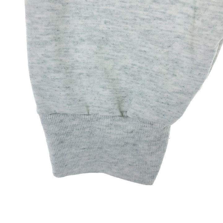 00'S Fruit of the Loom College Long Sleeve T-Shirt, Men's L cotton gray type Vintage Second Hand