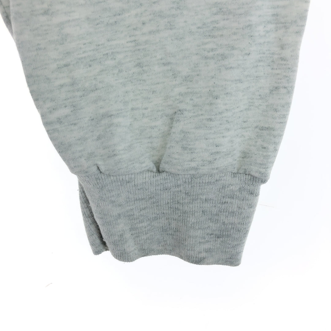 00'S Fruit of the Loom College Long Sleeve T-Shirt, Men's L cotton gray type Vintage Second Hand