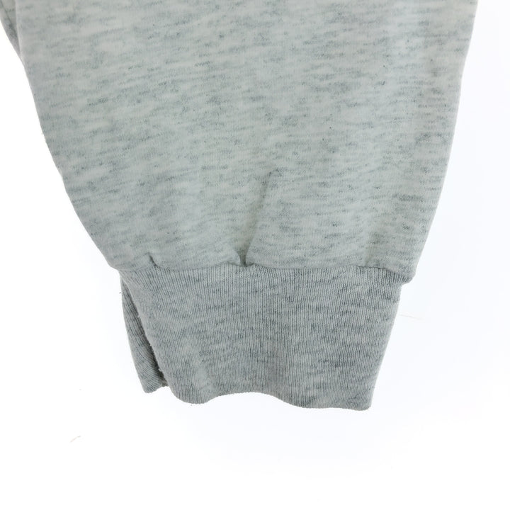 00'S Fruit of the Loom College Long Sleeve T-Shirt, Men's L cotton gray type Vintage Second Hand