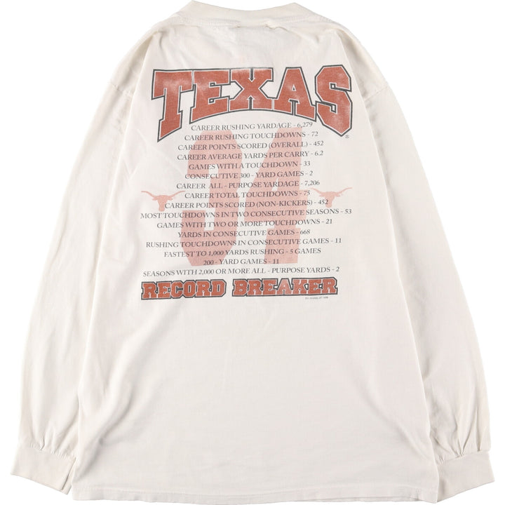 90'S DISCUS ATHLETIC back print long sleeve T-shirt, made in USA, men's L, vintage /eaa448098