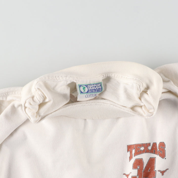 90'S DISCUS ATHLETIC back print long sleeve T-shirt, made in USA, men's L, vintage /eaa448098