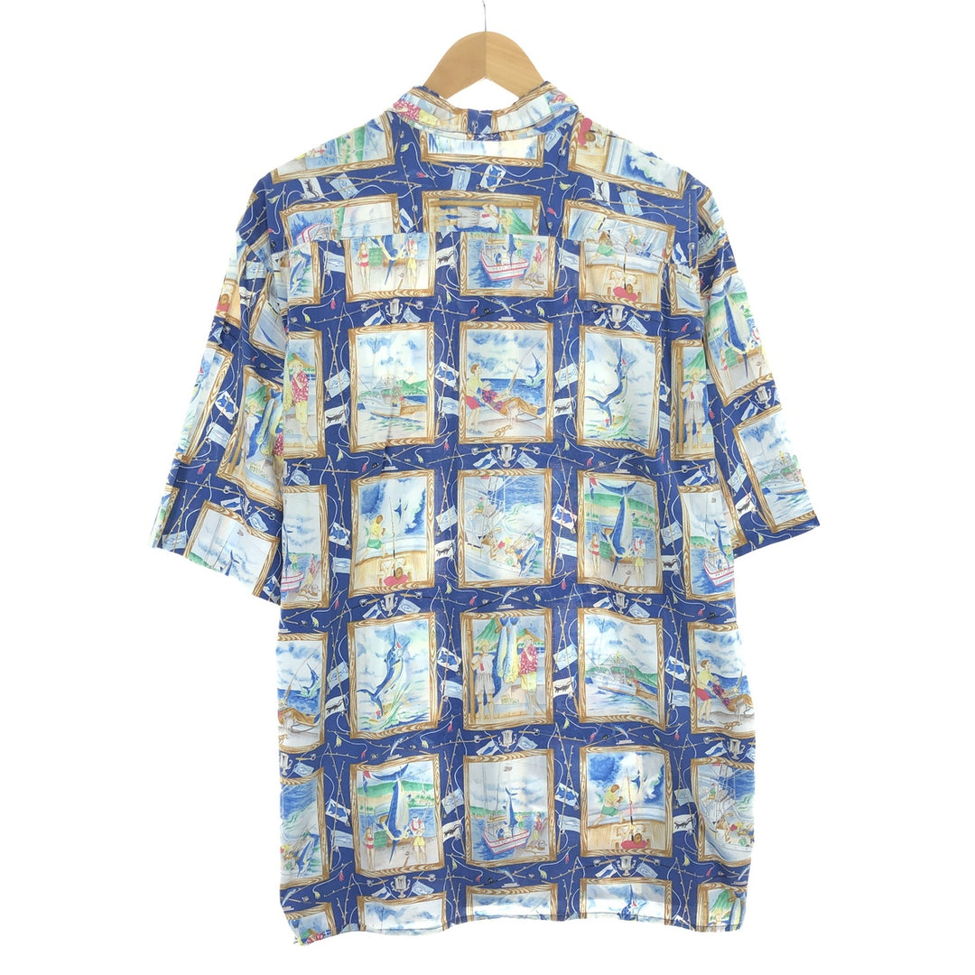 80s-90'S Reyn Spooner Diamond Head Tag All-Over Hawaiian Aloha Shirt Made in Hawaii Men's XXL /eaa448219
