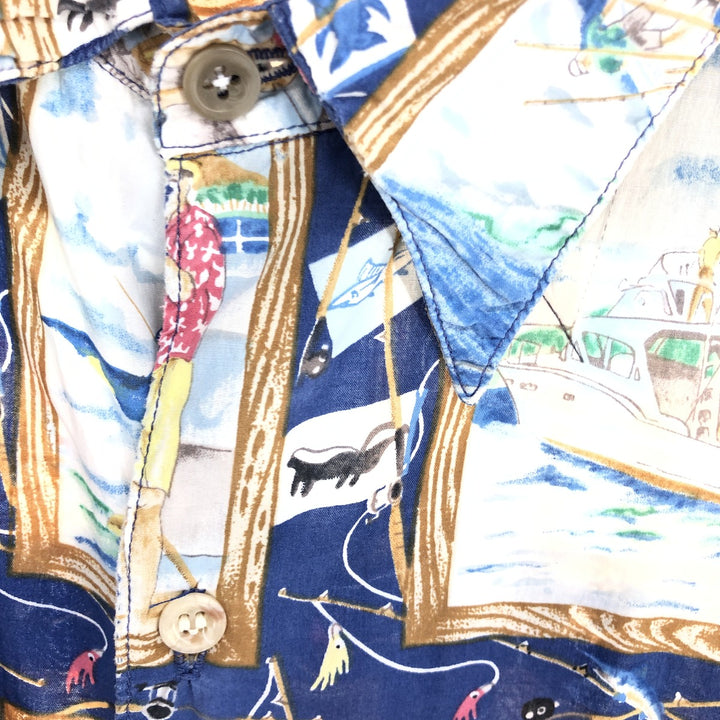 80s-90'S Reyn Spooner Diamond Head Tag All-Over Hawaiian Aloha Shirt Made in Hawaii Men's XXL /eaa448219