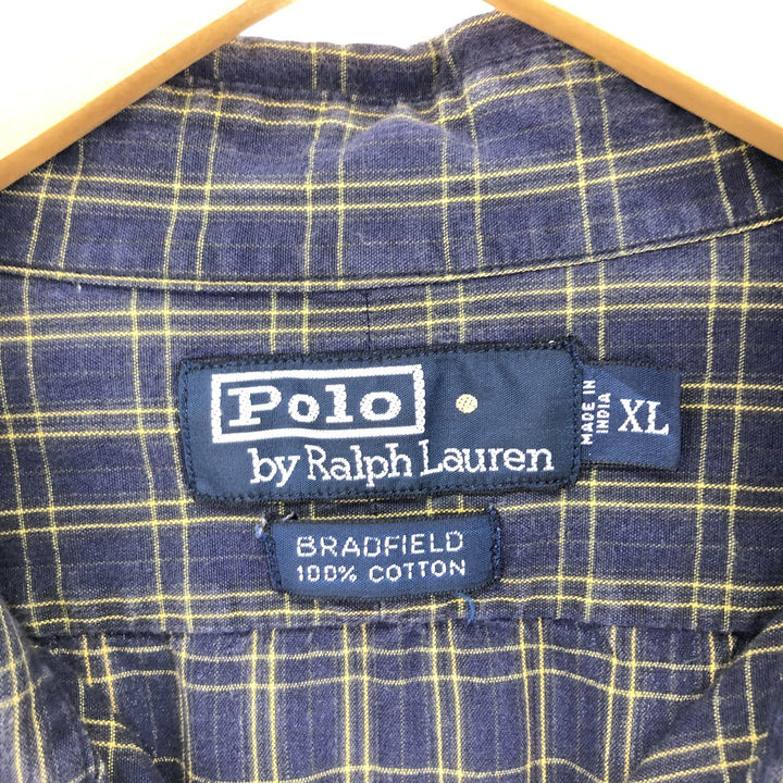 Ralph Lauren POLO by Ralph Lauren Long Sleeve Cotton Check Shirt Men's XL /eaa448231