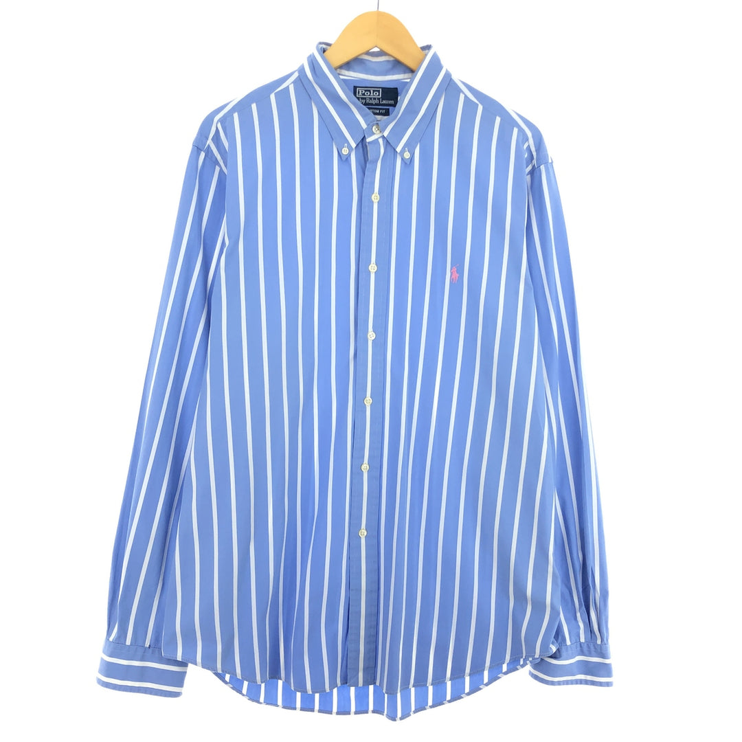 Ralph Lauren POLO by Ralph Lauren Long Sleeve Button Down Striped Shirt Men's XL /eaa448247