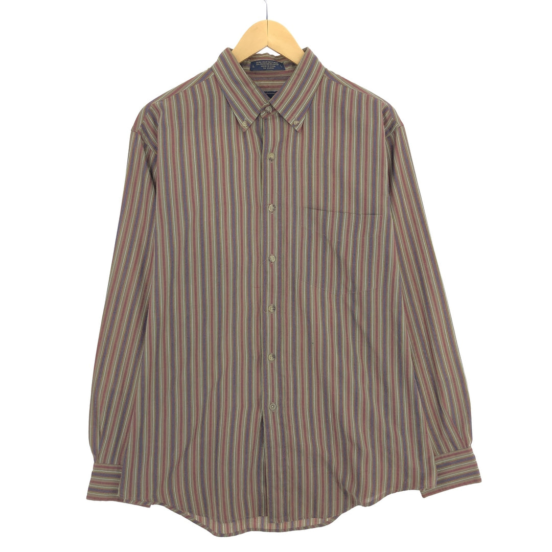 Arrow Long Sleeve Striped Shirt Men's L /eaa448260