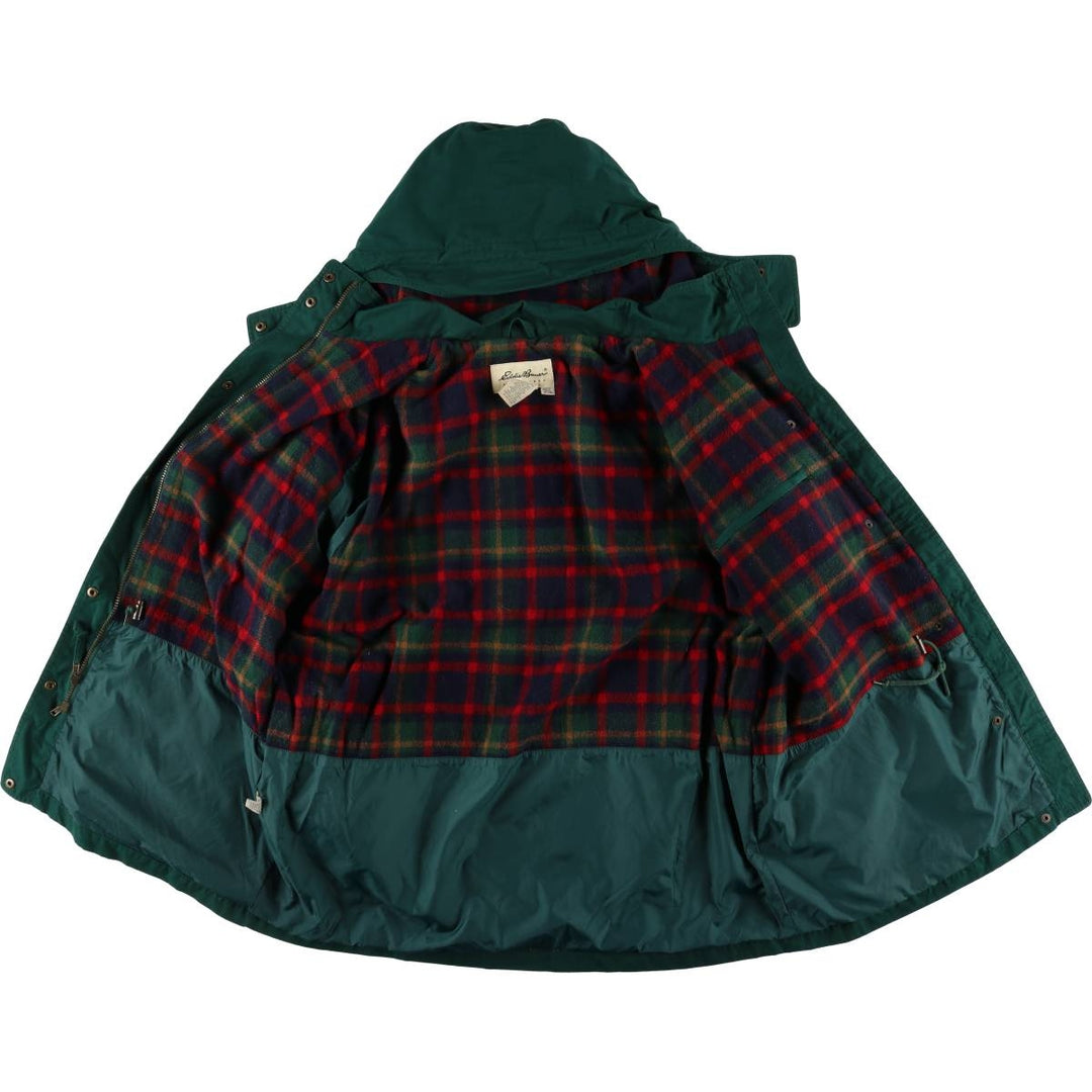 2000'S Eddie Bauer padded parka/puffer jacket, women's size XL polyester green type Vintage Second Hand