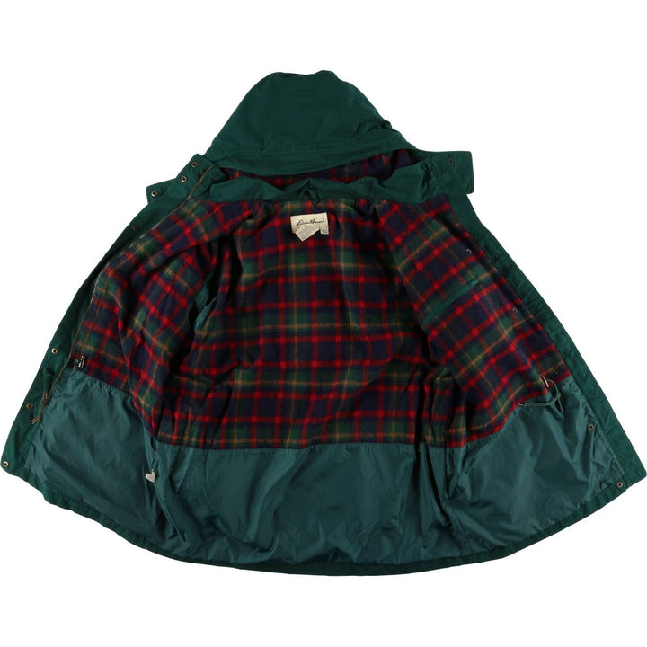 2000'S Eddie Bauer padded parka/puffer jacket, women's size XL polyester green type Vintage Second Hand