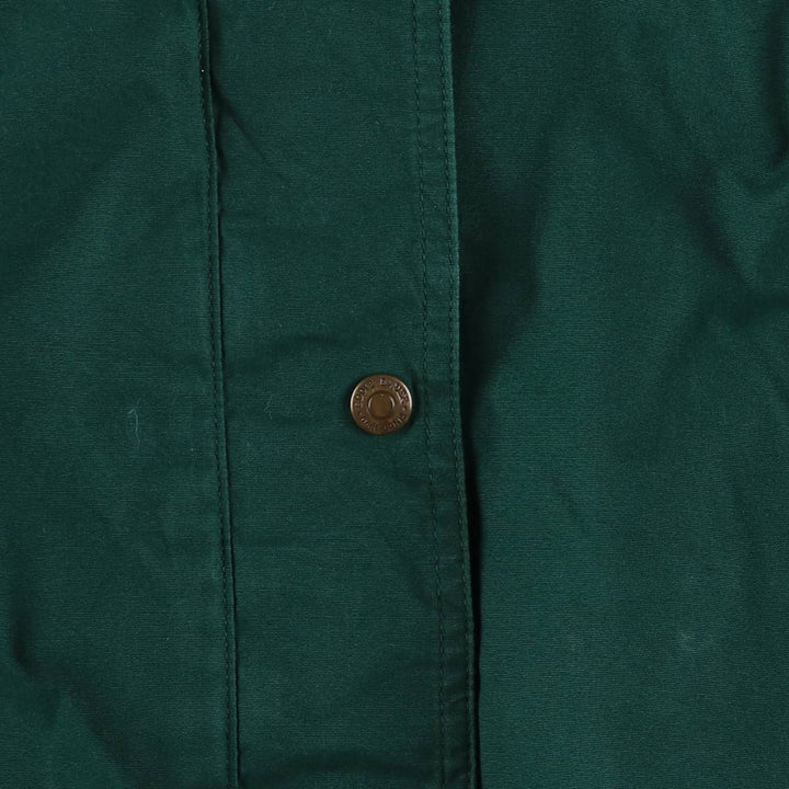 2000'S Eddie Bauer padded parka/puffer jacket, women's size XL polyester green type Vintage Second Hand