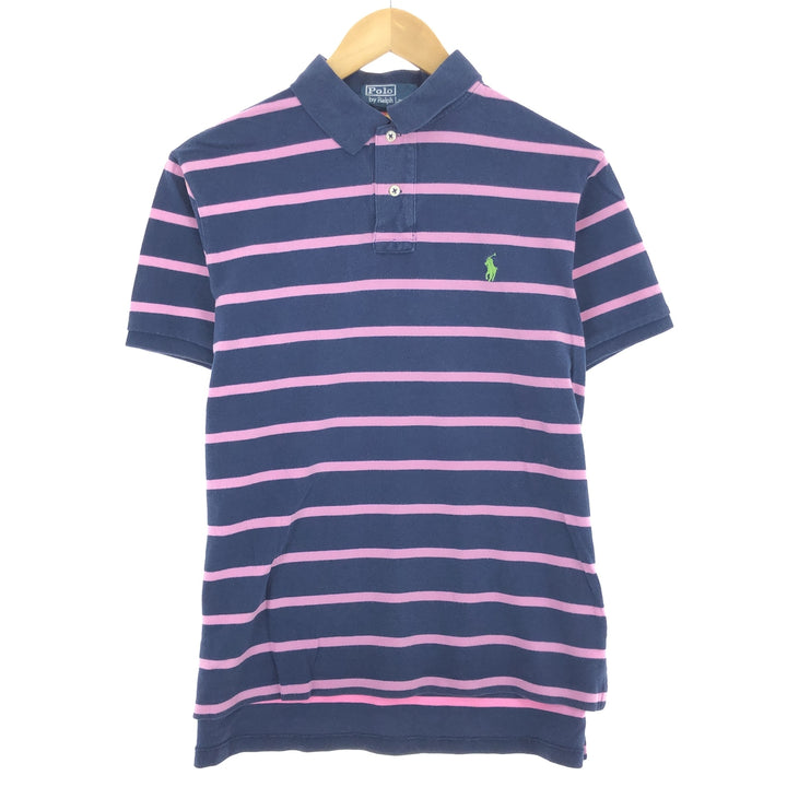 Ralph Lauren POLO by Ralph Lauren CUSTOM FIT short sleeve striped polo shirt men's L /eaa448324