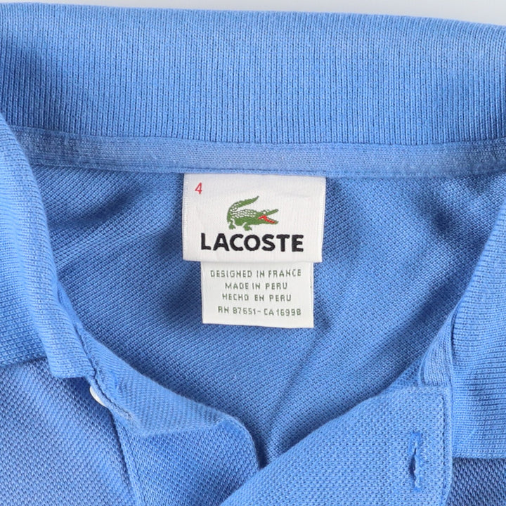 Lacoste LACOSTE French design short sleeve polo shirt size 4 men's M /eaa448328