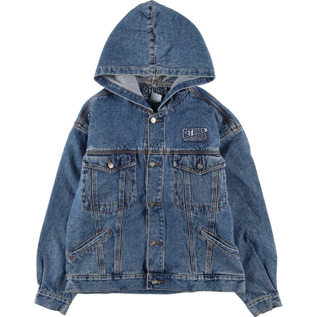 GET USED denim hoodie for men L /eaa448370