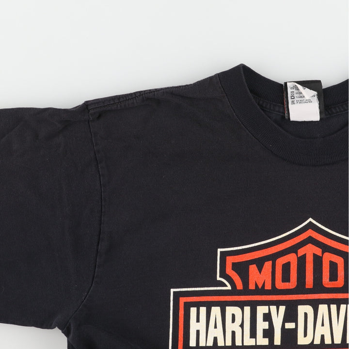 00'S Harley-Davidson Motorcycle Bike T-shirt Made in USA Men's L /eaa448396