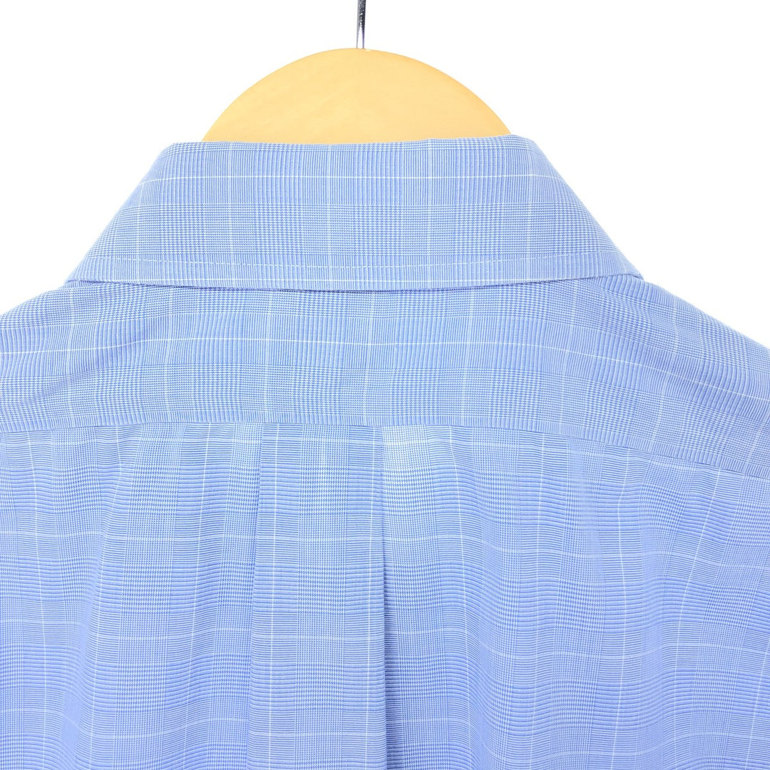 Brooks Brothers Est.1818 Wide Collar Long Sleeve Cotton Check Shirt Men's L /eaa448422