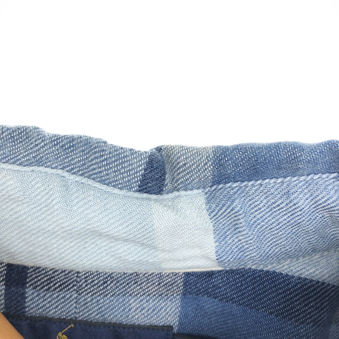 Ralph Lauren RALPH LAUREN Long Sleeve Cotton Check Shirt Men's M /eaa448425